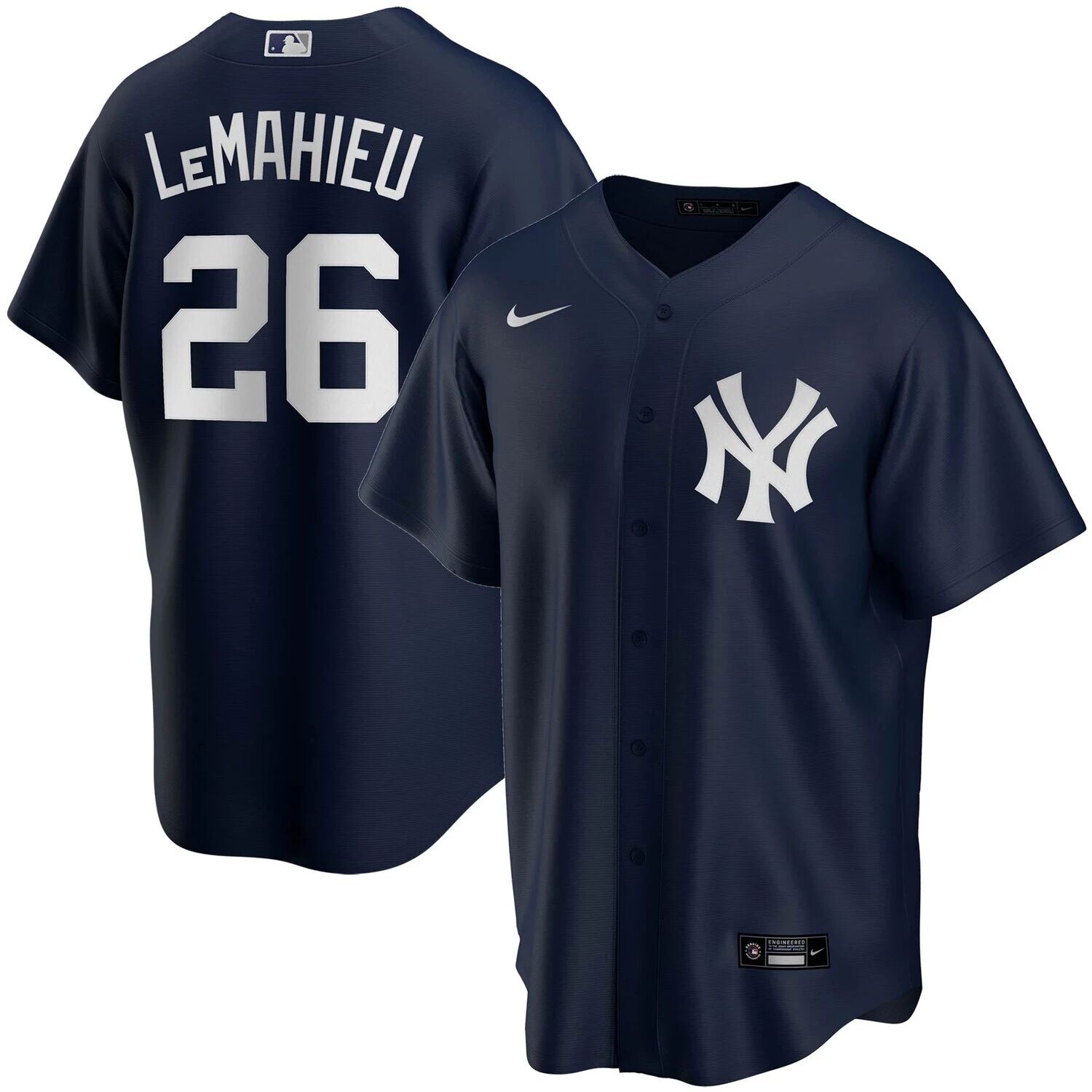 

Мужская футболка темно-синего цвета DJ LeMahieu New York Yankees с альтернативной копией игрока Nike, Синий, Мужская футболка темно-синего цвета DJ LeMahieu New York Yankees с альтернативной копией игрока Nike