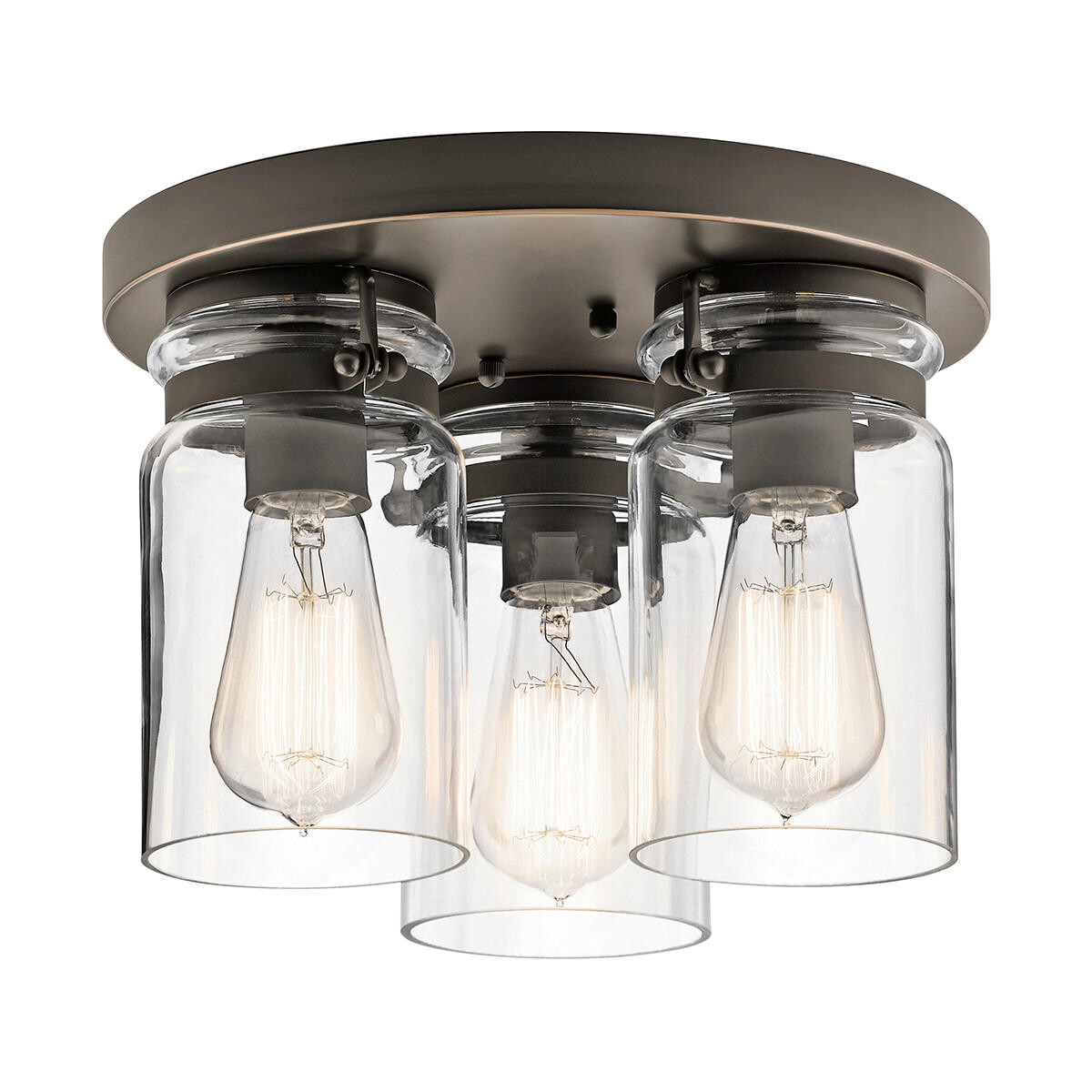 

Потолочный светильник Elstead Lighting, 28,2x20,2 см, цвет Bronzefarben