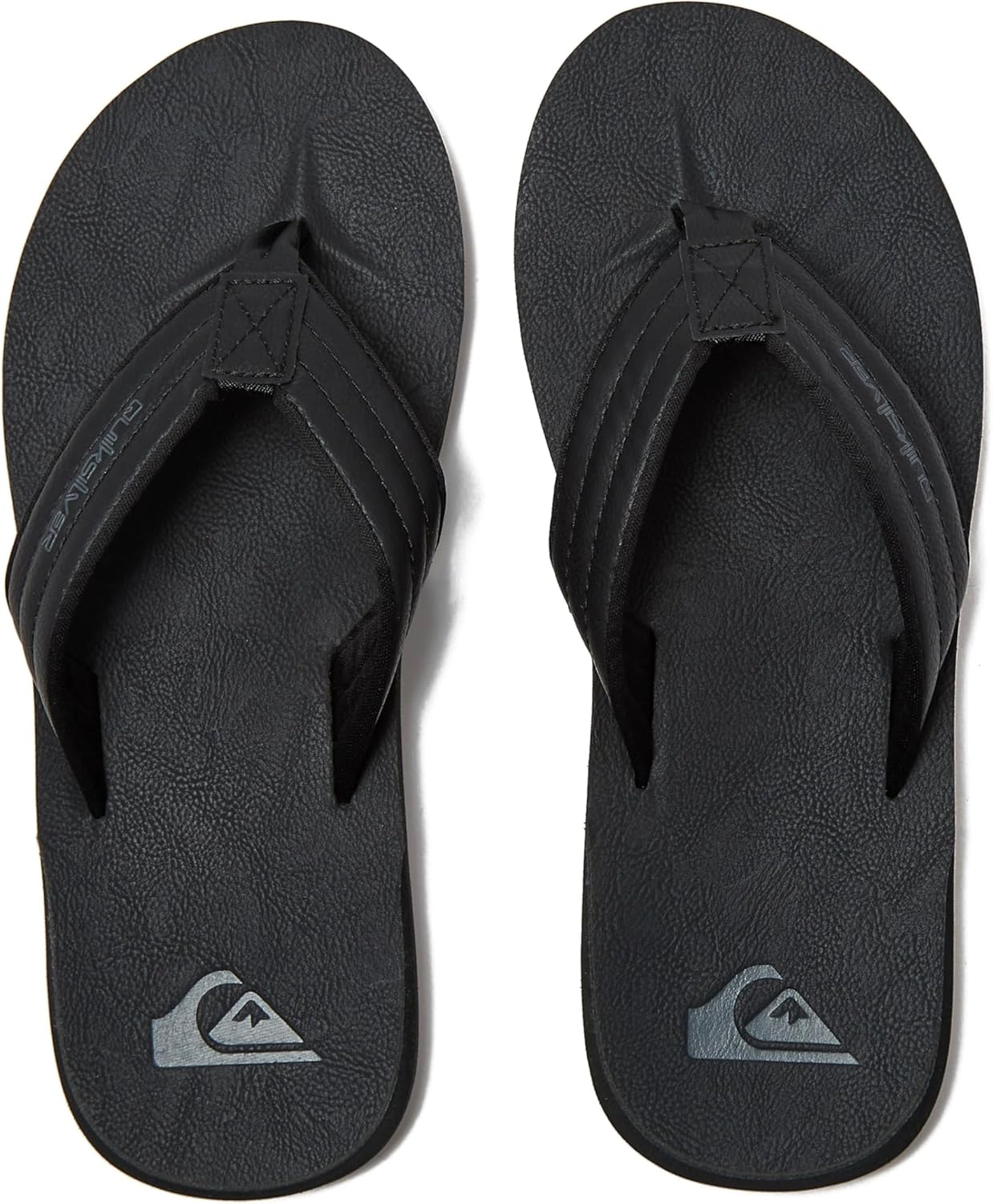 Мужские сандалии Quiksilver Carver из нубука с трехточечным креплением, черный — фото 4