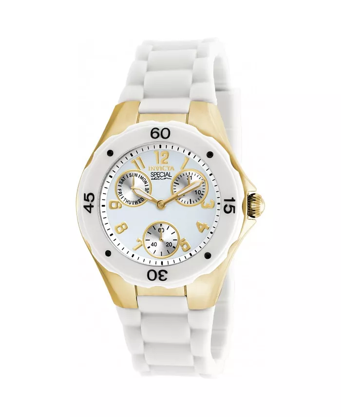 

Женские часы 18796 Angel Quartz Chronograph с белым циферблатом Invicta, белый