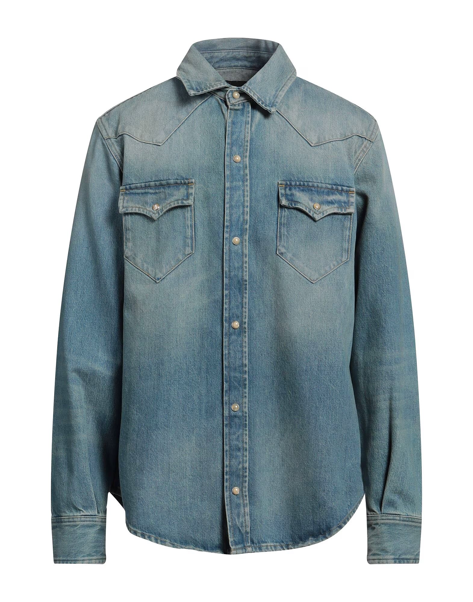 

Джинсовая рубашка Alanui, синий