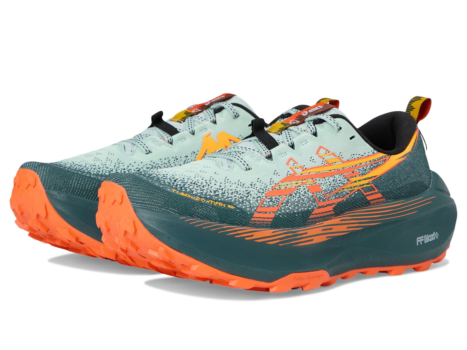 

Кроссовки ASICS Trabuco Max 4, цвет Cold Moss/Nova Orange