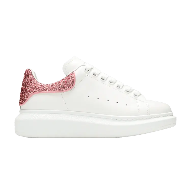 Кроссовки Alexander McQueen Alexander McQueen Wmns Oversized Sneaker 'White Pink Glitter', белый