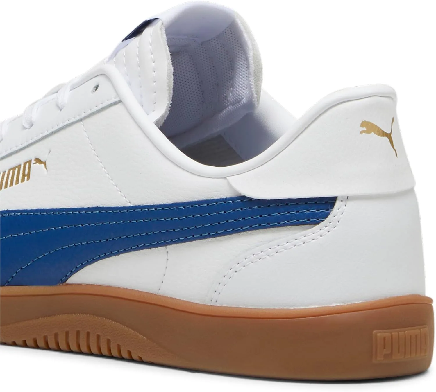 Кроссовки Puma Mens Club 5v5, белый/золотой — фото 3