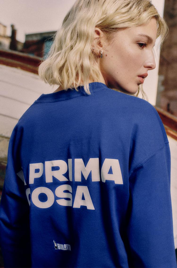 

Футболка Bialetti с длинным рукавом Pull And Bear, синий