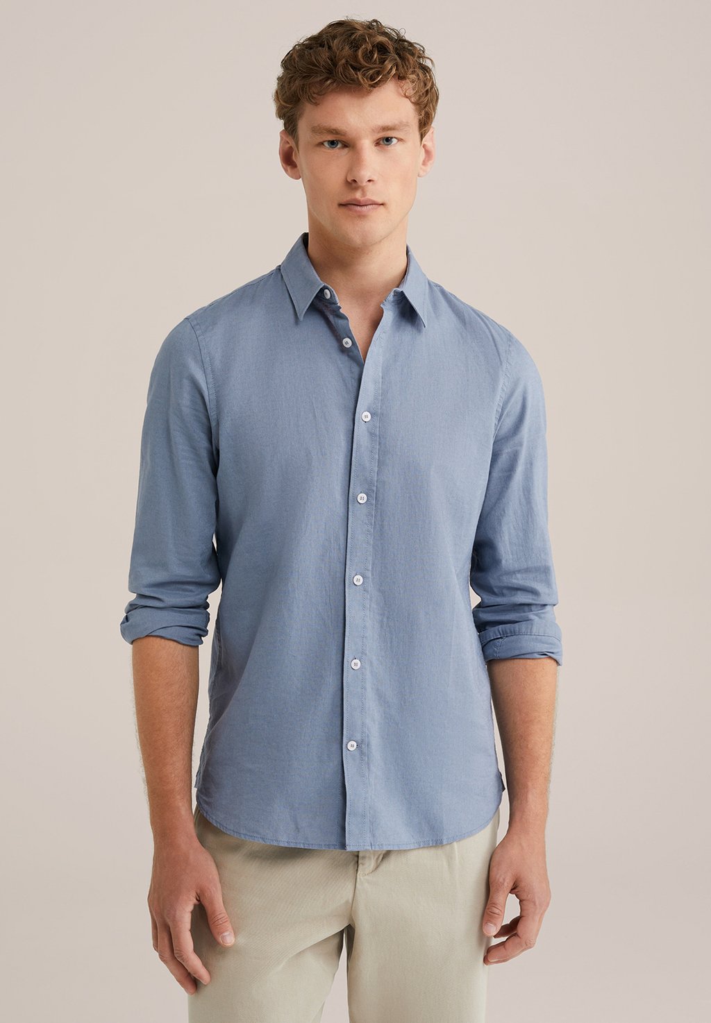 

Рубашка THE LINEN WE Fashion, синий