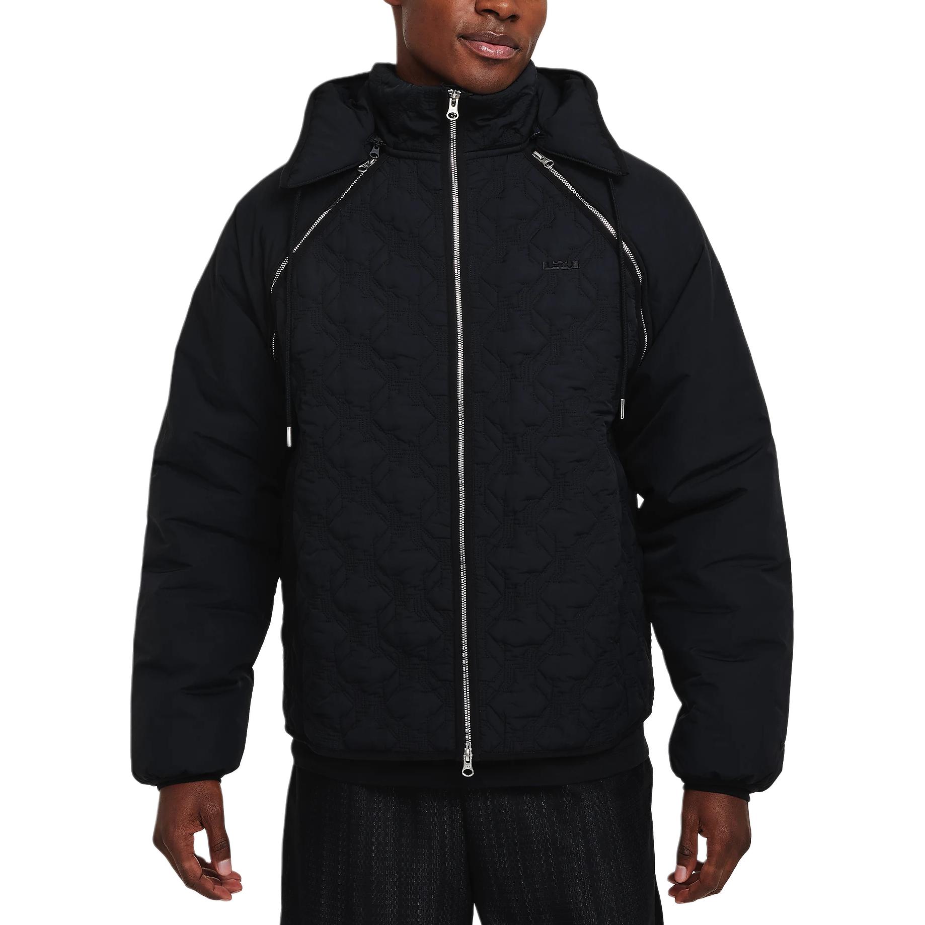 

Термоизолированная баскетбольная куртка LeBron Therma FIT Adv Nike, черный