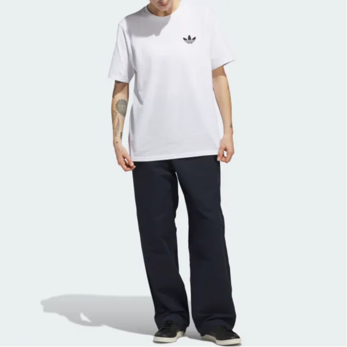 Adidas Originals Штаны чинос casual unisex 3 stripes legend ink — фото 3