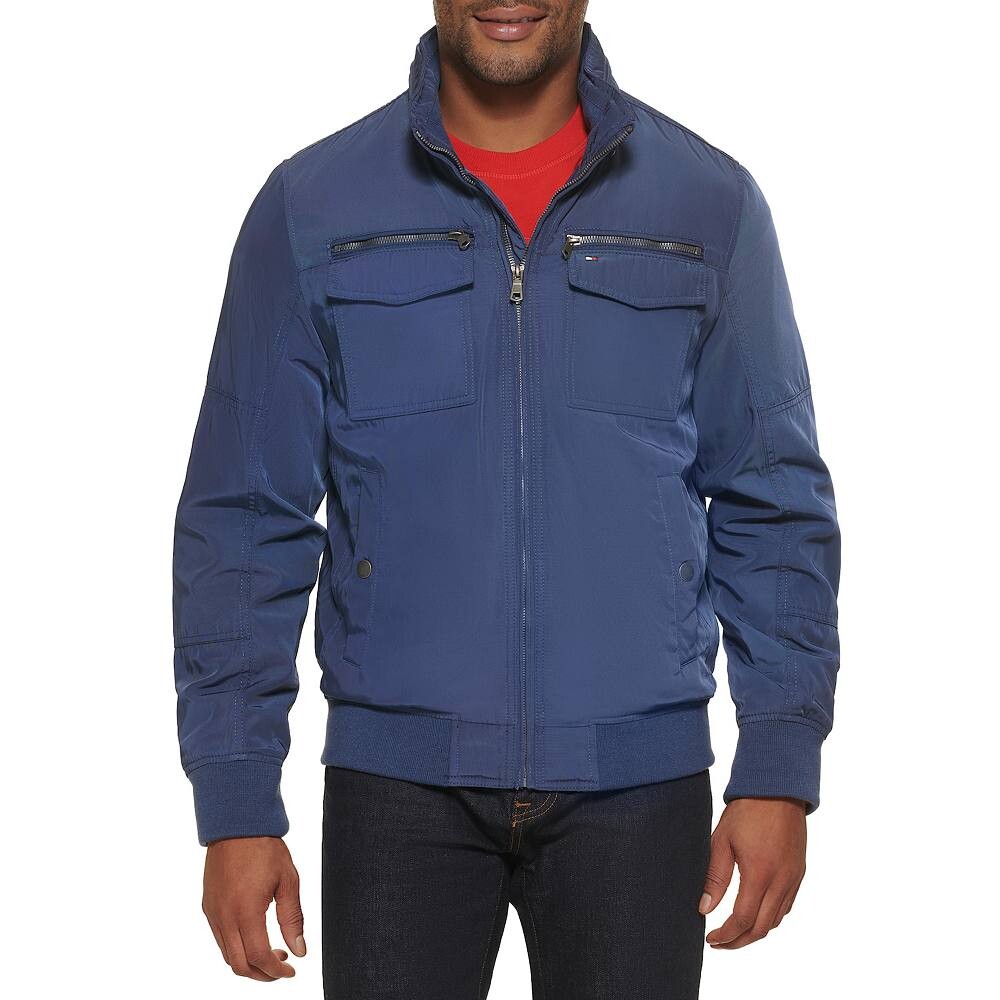 

Мужской легкий бомбер Tommy Hilfiger Performance, цвет Halogen Blue