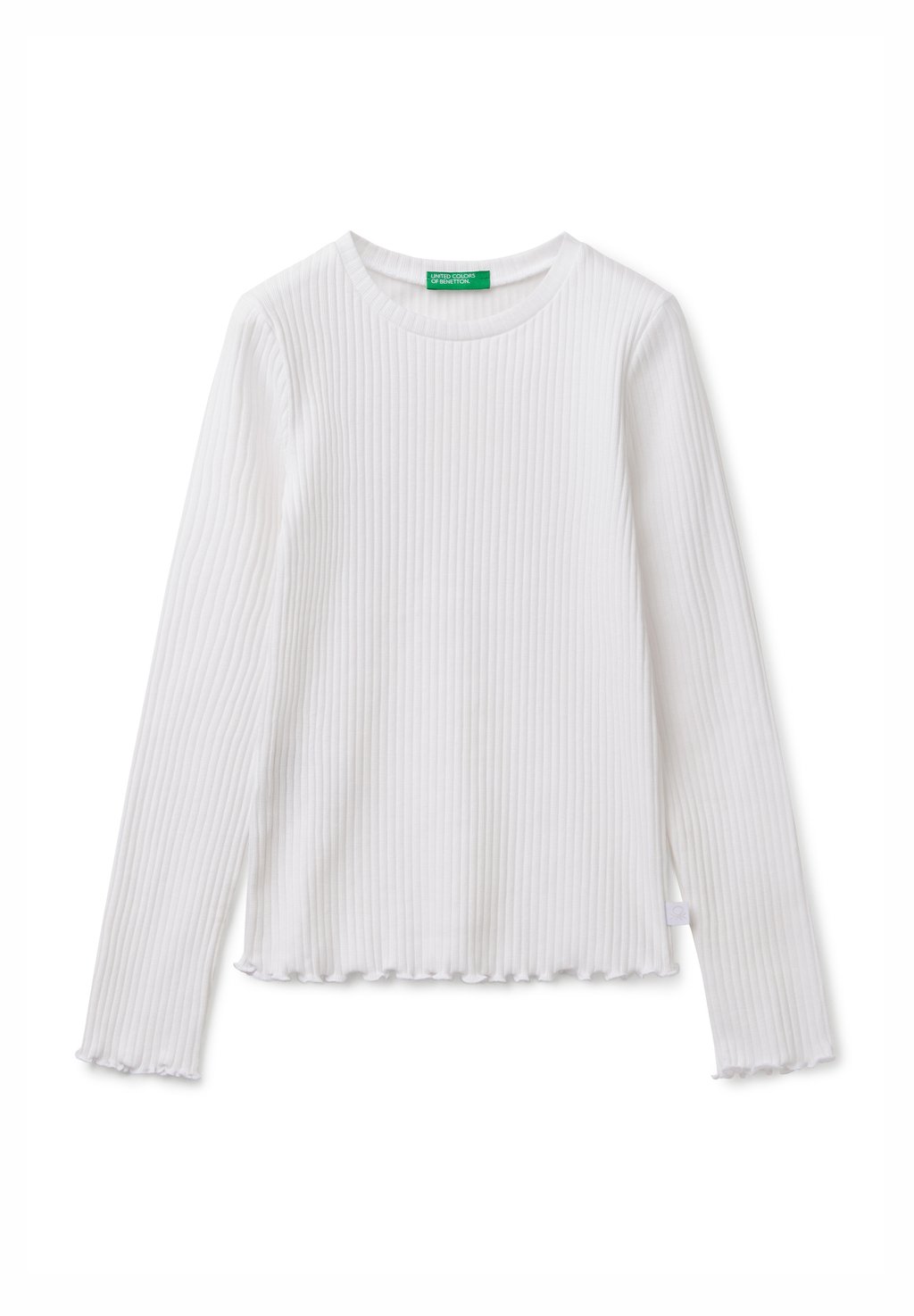 

Футболка с длинным рукавом SLIM FIT STRETCH United Colors of Benetton, белый