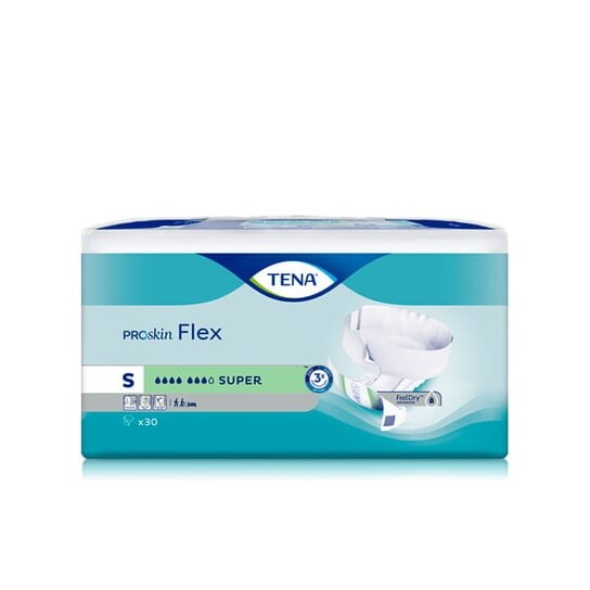 

Тена, Подгузники Флекс Проскин Супер, S, 30 шт., Tena
