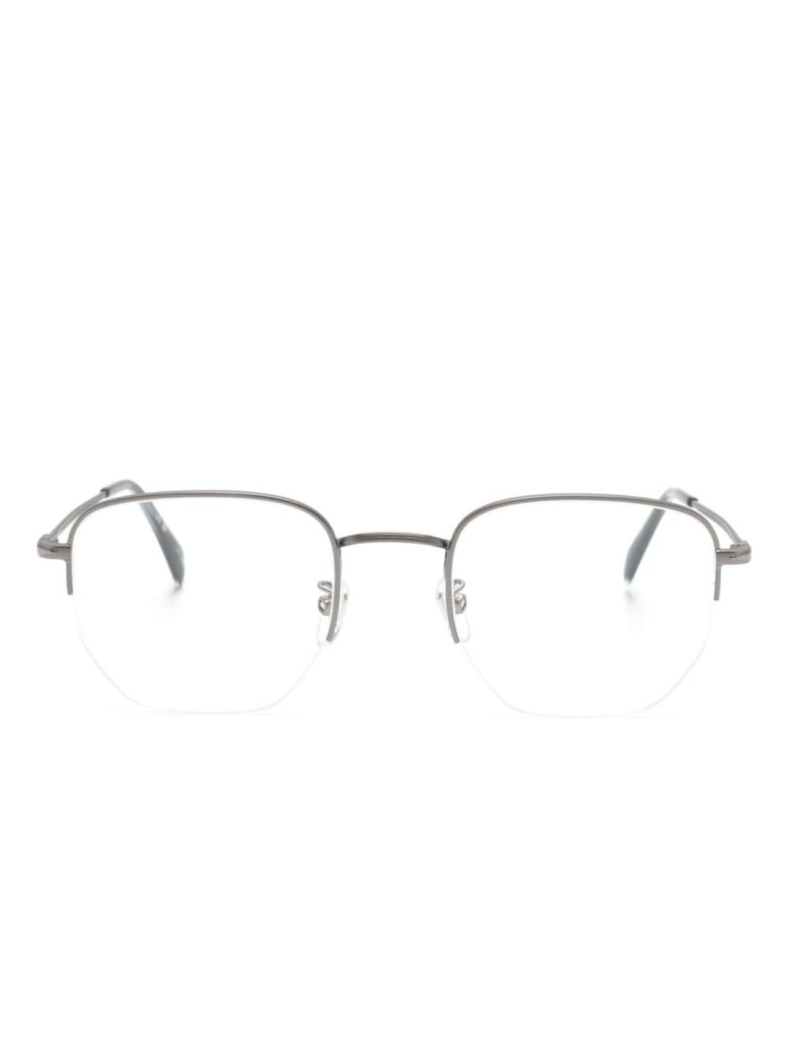 

Eyewear by David Beckham очки DB 1153/G в геометричной оправе, серебристый