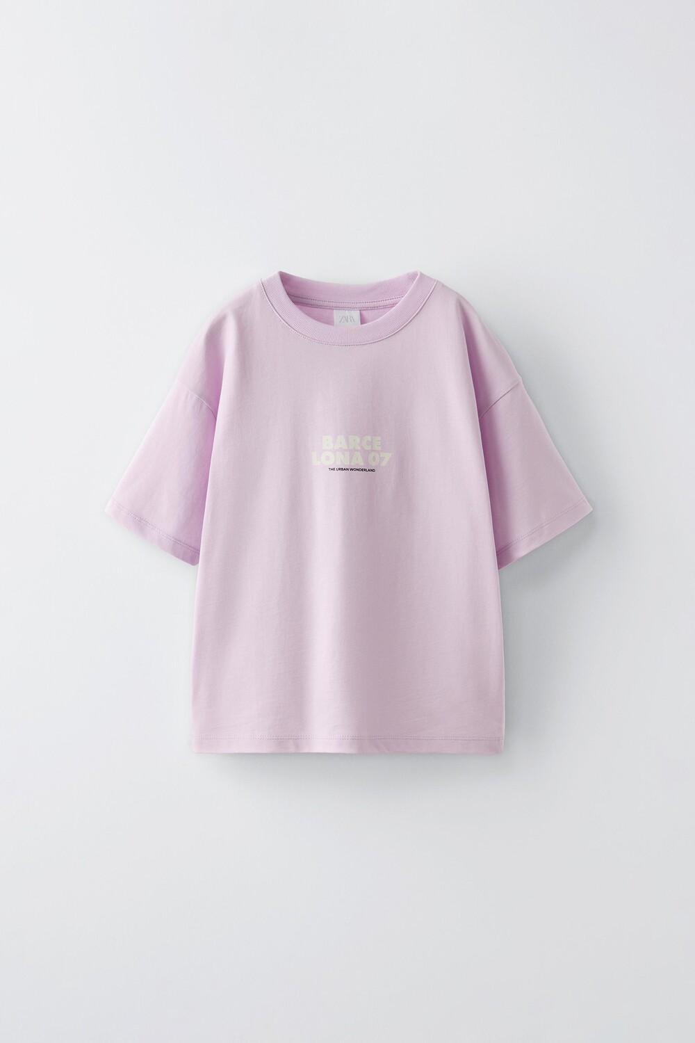 

Футболка с фото города ZARA, цвет lilac