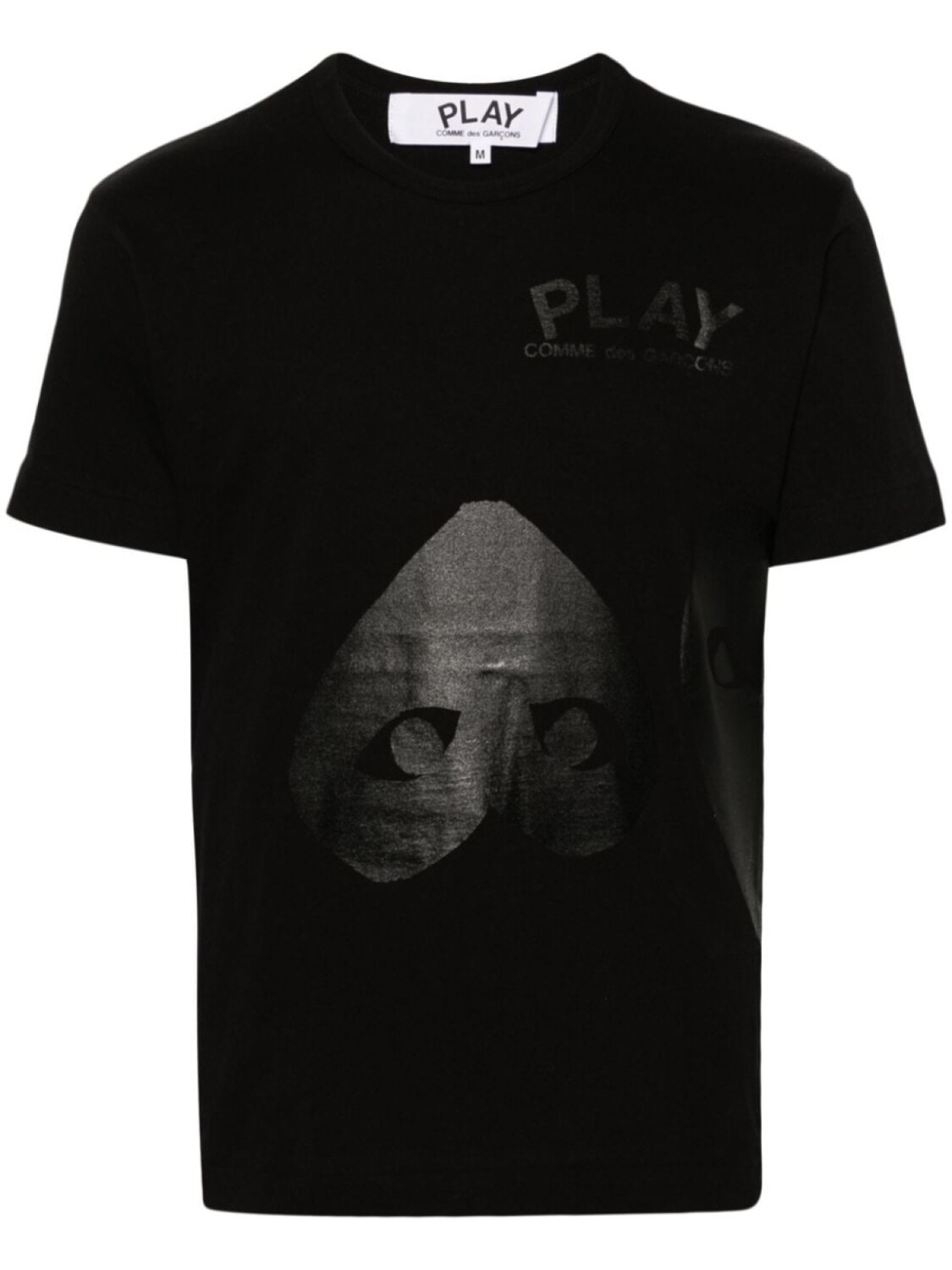 

Comme Des Garçons Play футболка с логотипом, черный