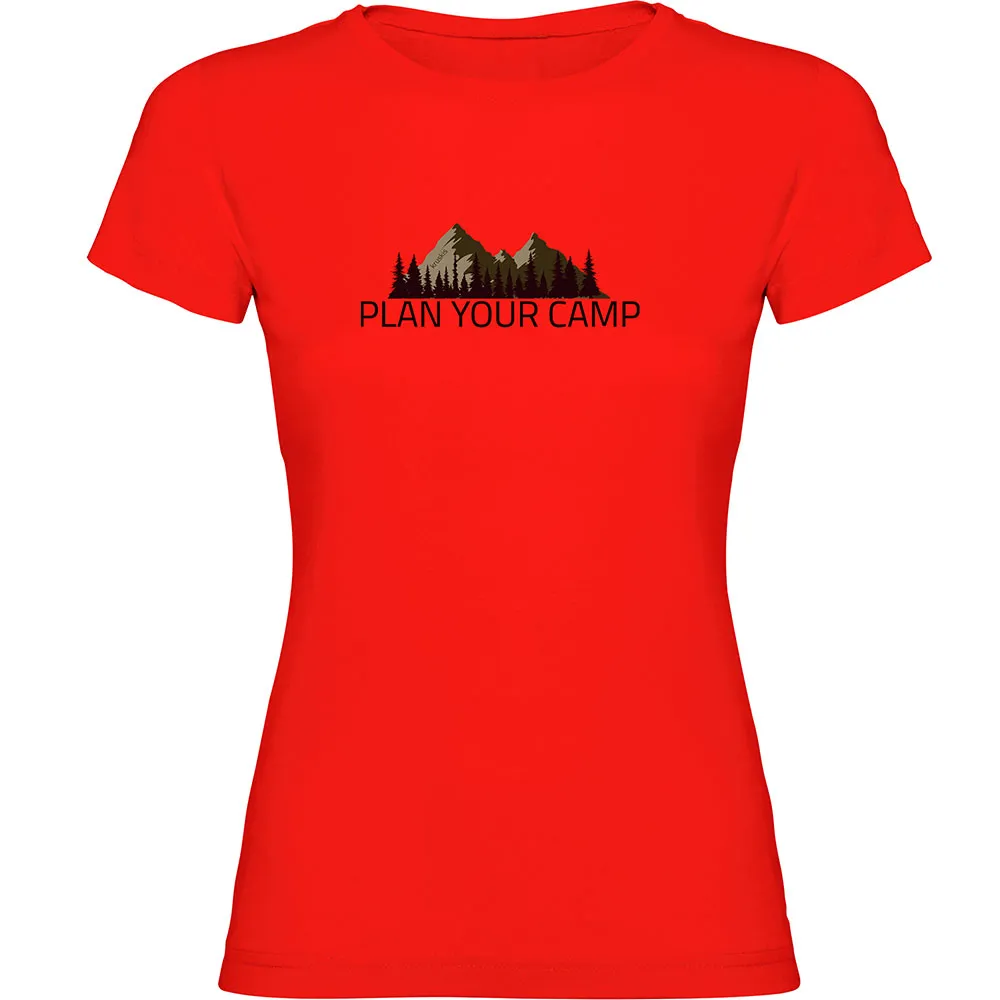 

Футболка с коротким рукавом Kruskis Plan Your Camp, красный