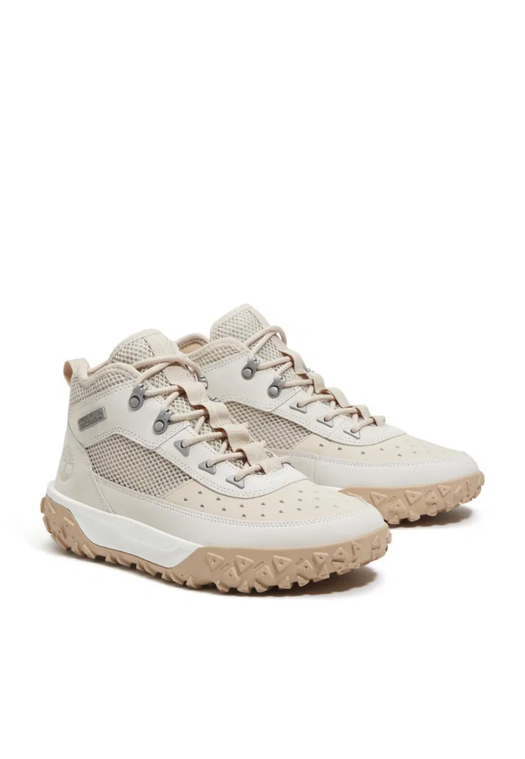 Мужские походные ботинки, шнуровка, GreenStride Motion 6 Mid, Merrell, зеленые Timberland — фото 3