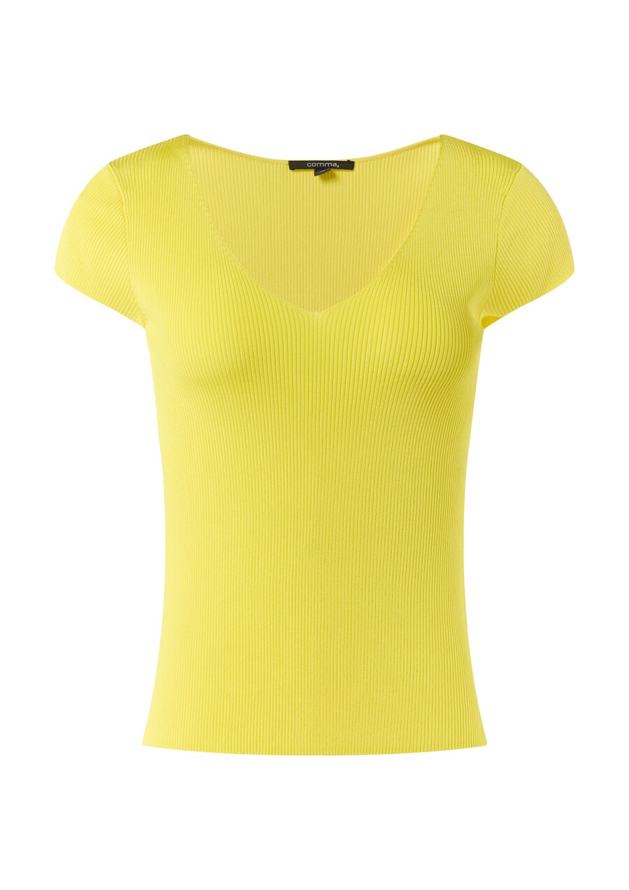 

Вязаный топ COMMA, Yellow