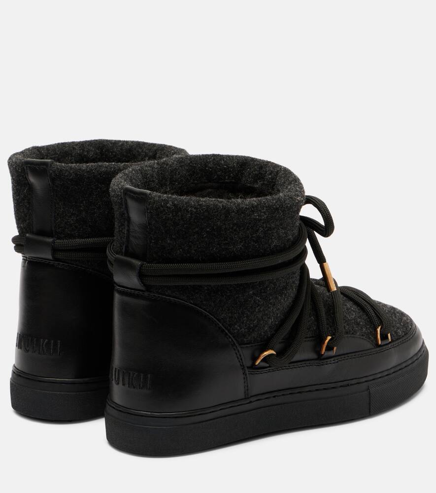 Зимние ботинки с отделкой из искусственной кожи Inuikii, Black — фото 2
