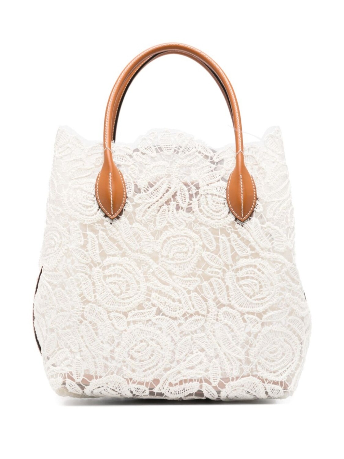 

Ermanno Scervino кружевная сумка-тоут, белый