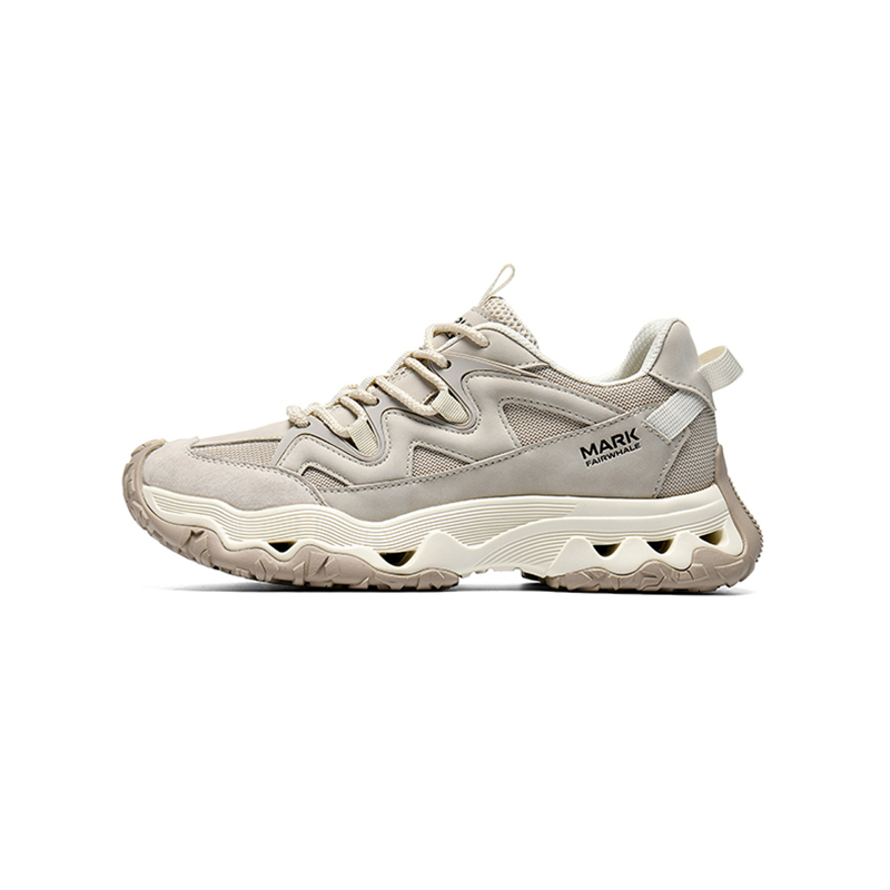 

Амортизирующее покрытие, устойчивое к истиранию, нескользящее, низкие, массивные, мужские кроссовки FAIRWHALE, Sand