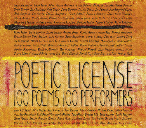 

CD диск Poetic License: 100 Poems 100 Performers / Var: Poetic License: 100 Poems/100 Performers