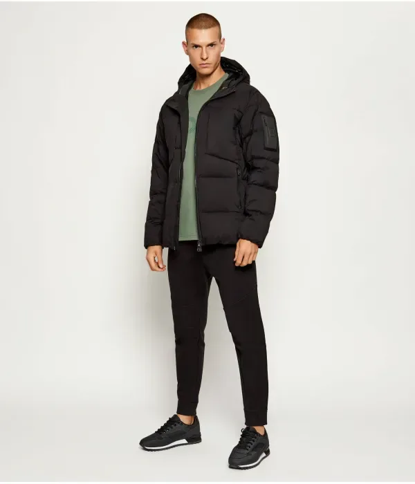 Пуховая куртка OW_Riplite Puffer HD regular fit Boss Green, черный — фото 2