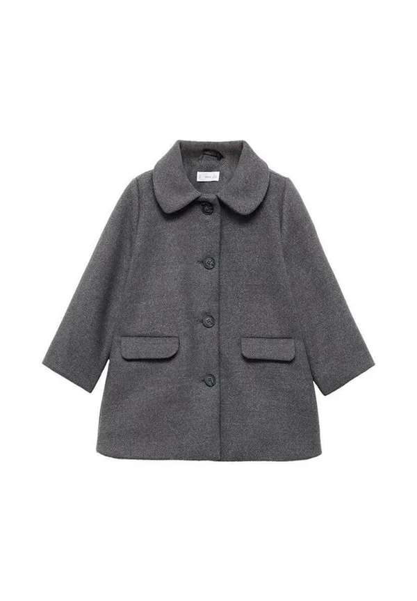 Детская короткая куртка Mango Kids, Grey
