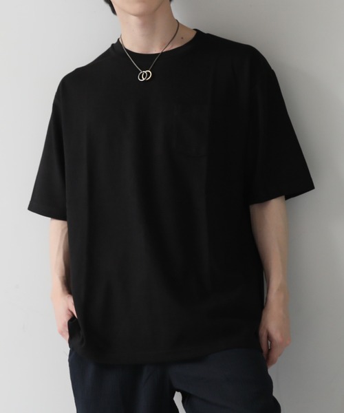 

Футболка свободного кроя, влагоотводящая, быстросохнущая, с карманом TopIsm, черный