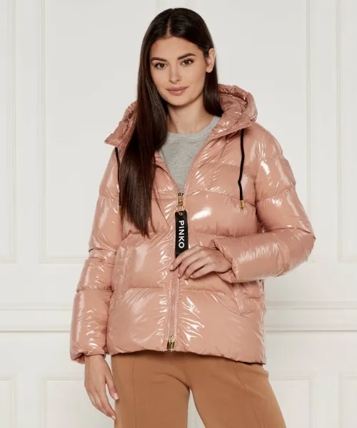 

Пуховик Regular fit Pinko, розовый