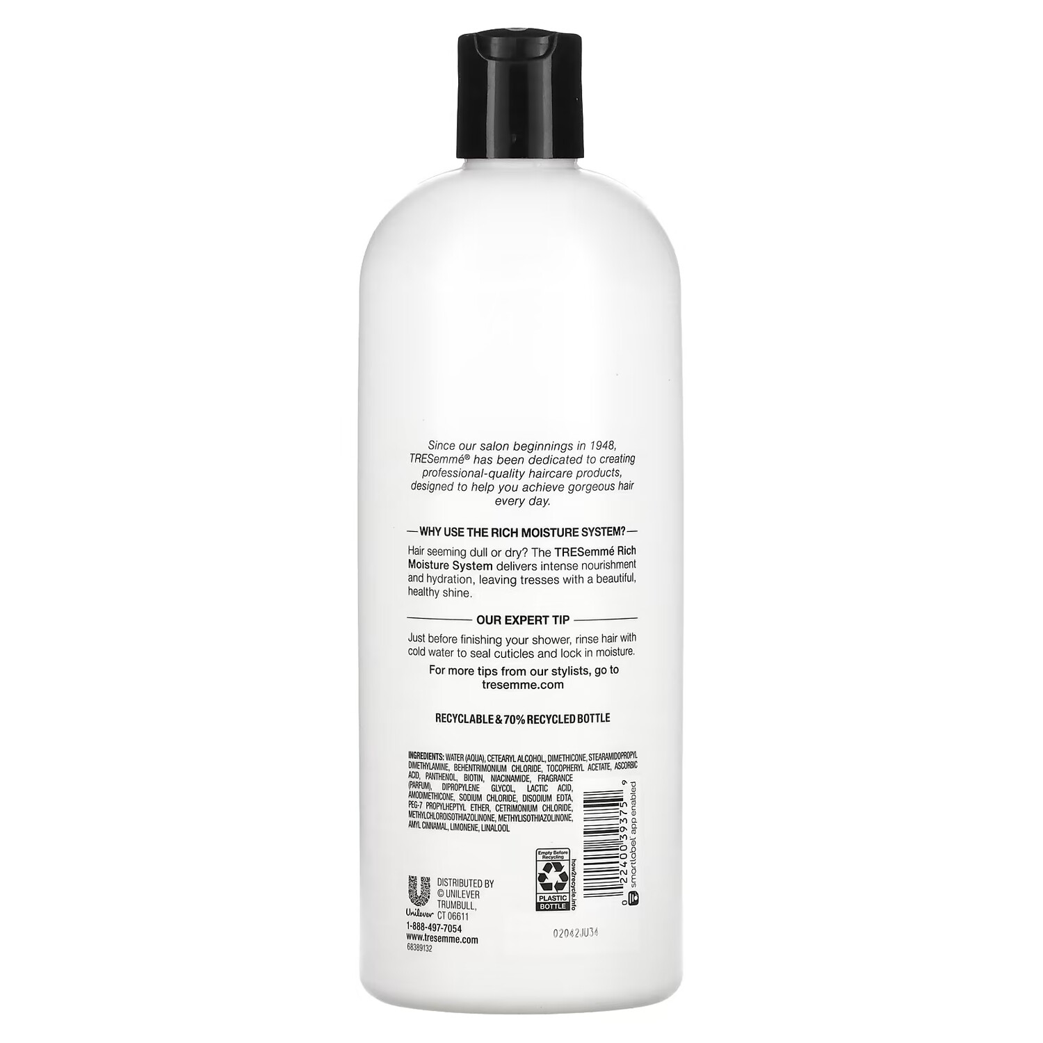 Tresemme Rich Увлажняющий кондиционер, 28 жидких унций (828 мл) — фото 2