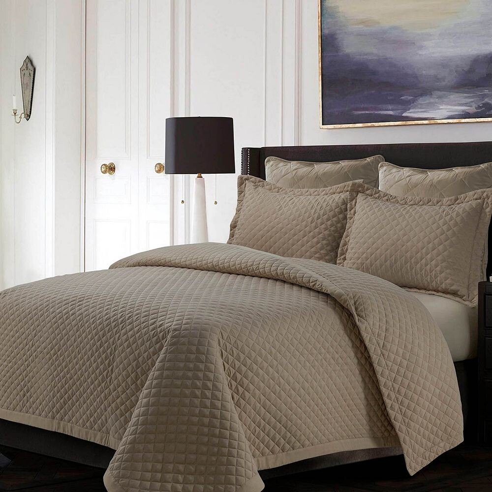

Комплект одеял Tribeca Living Brisbane большого размера с бриллиантами, цвет Taupe