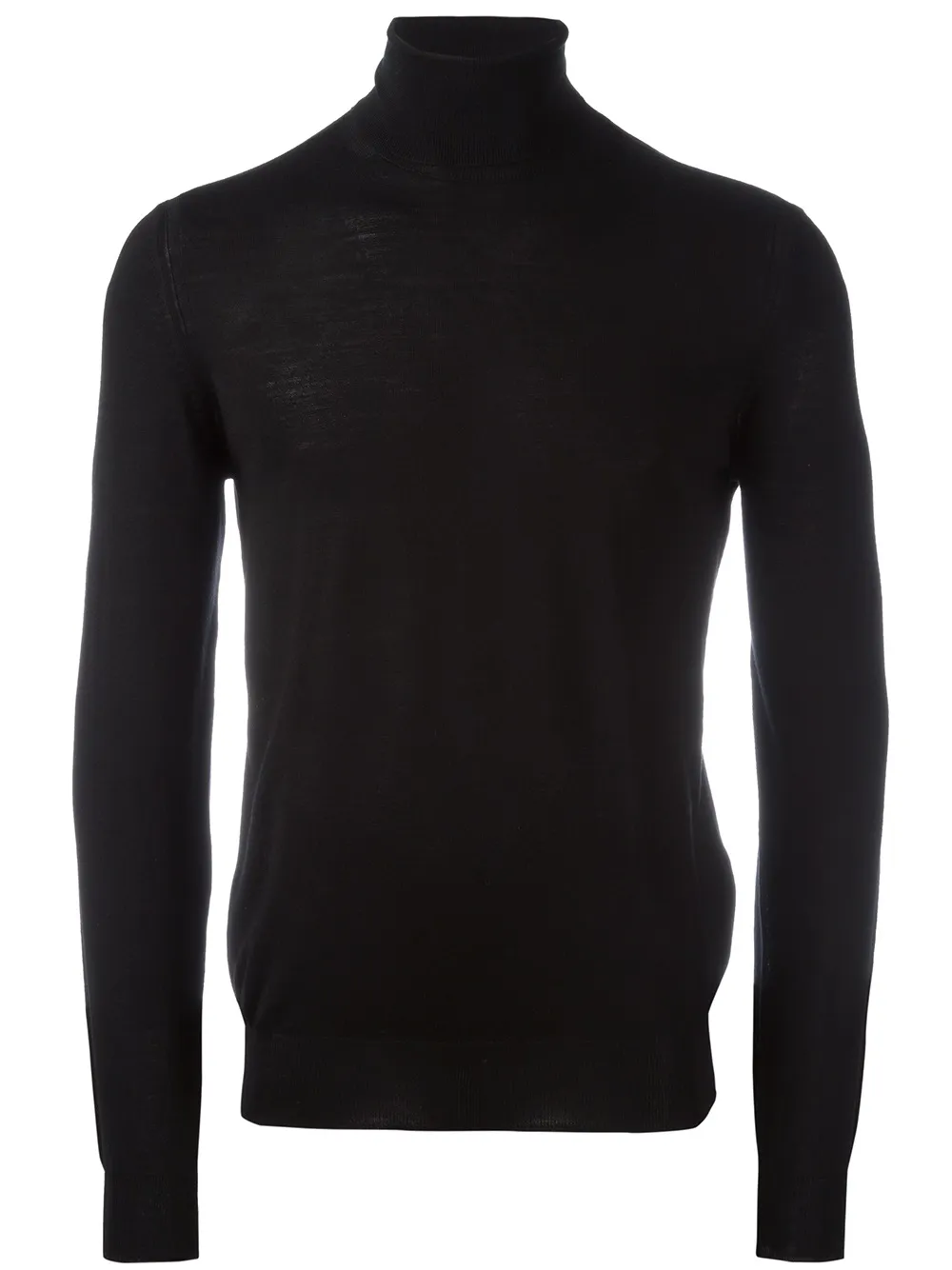 

Джемпер с высокой горловиной Paolo Pecora, черный