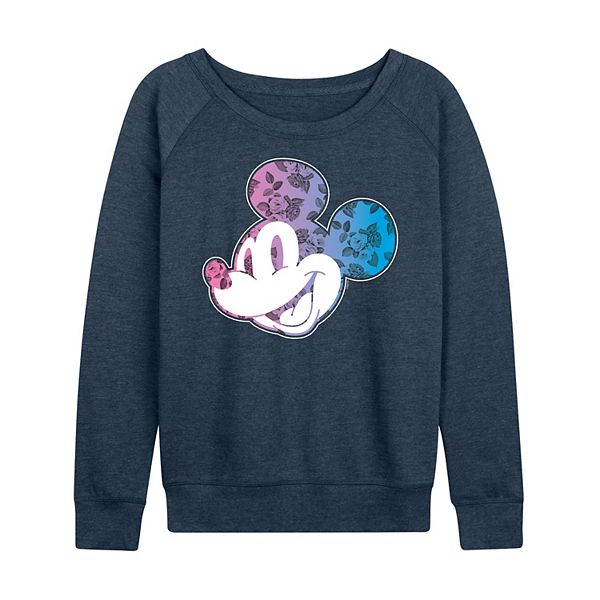 

Футболка с длинным рукавом Mickey Floral French Terry Plus Size Disney, Heather Indigo, Фиолетовый, Футболка с длинным рукавом Mickey Floral French Terry Plus Size Disney, Heather Indigo