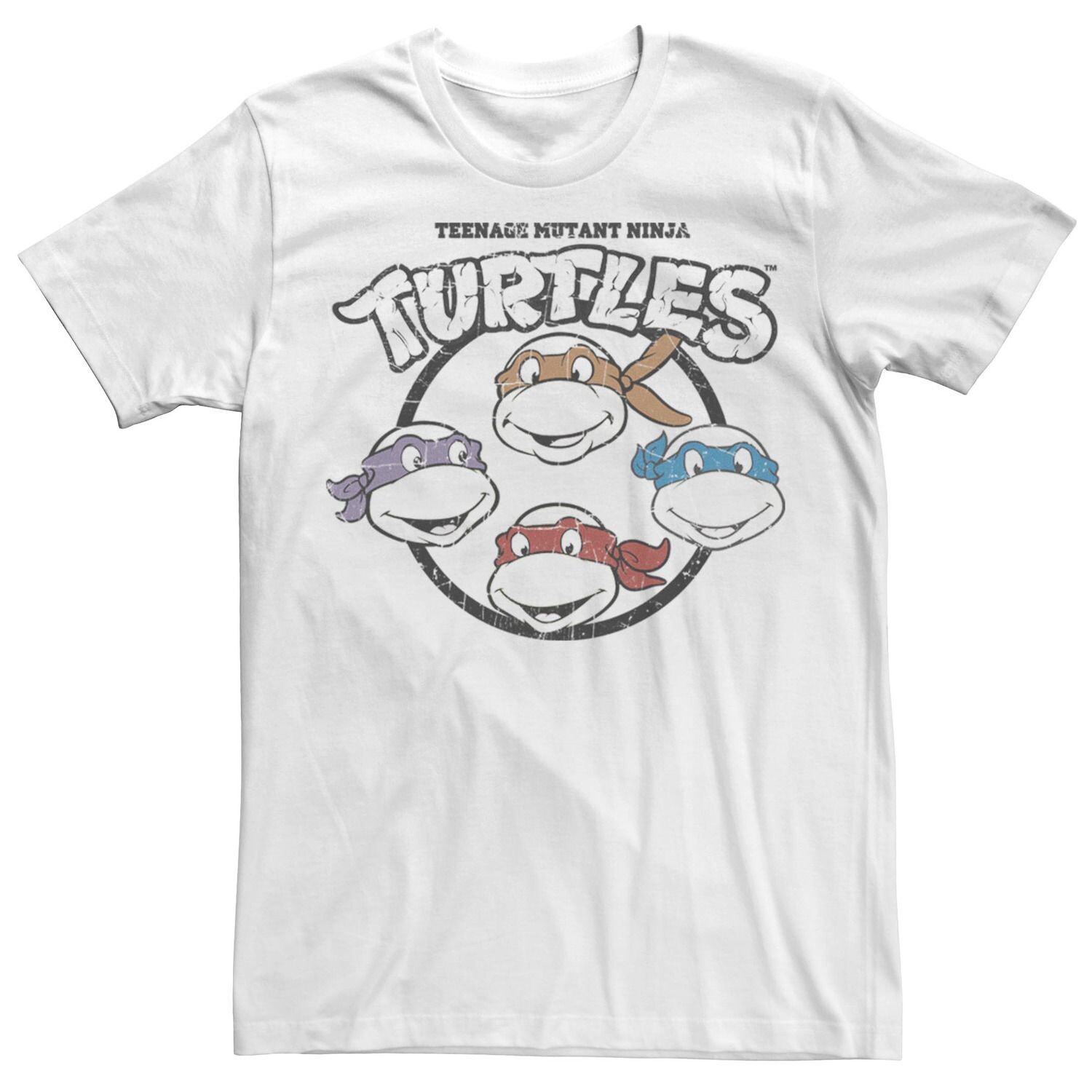 

Мужская футболка с круглым логотипом Teenage Mutant Ninja Turtles Licensed Character
