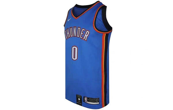 Майка Nike MENS NBA Oklahoma City Thunder Russell Westbrook 0 Swingman Tank Blue, синий — фото 3