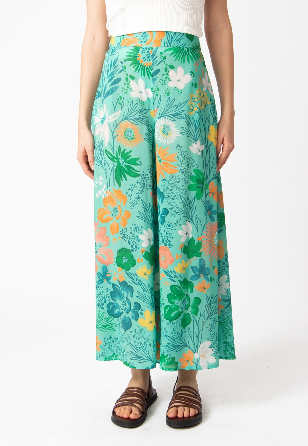 

Брюки PRINTED FLORAL PATTERN Ivko, светло-голубой
