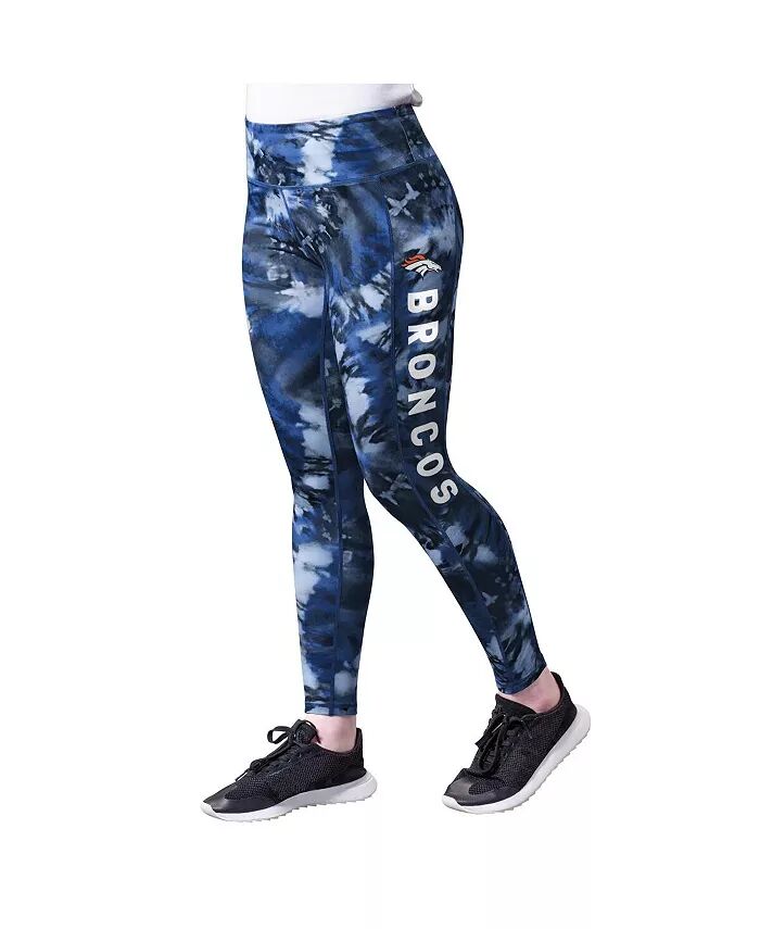 

Женские леггинсы Denver Broncos Aubrey Tie-Dye Navy MSX by Michael Strahan