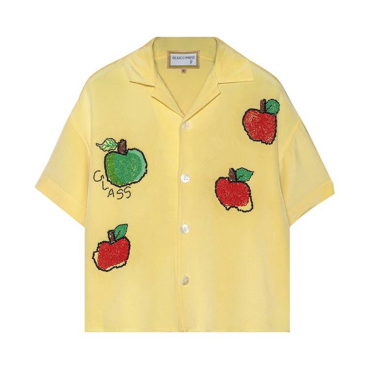 

Рубашка Glass Cypress Beaded Apples On Sunrise Shirt Yelllow, желтый