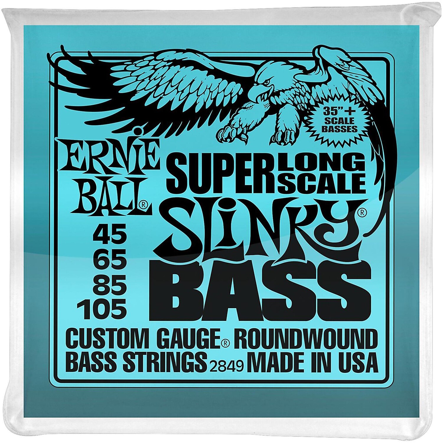 

Гибридные обтягивающие басовые струны Ernie Ball, сверхдлинная мензура