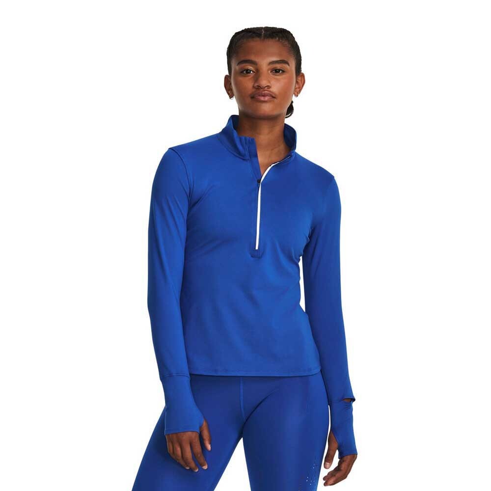 

Спортивная футболка Under Armour Qualifier Run half zip, синий