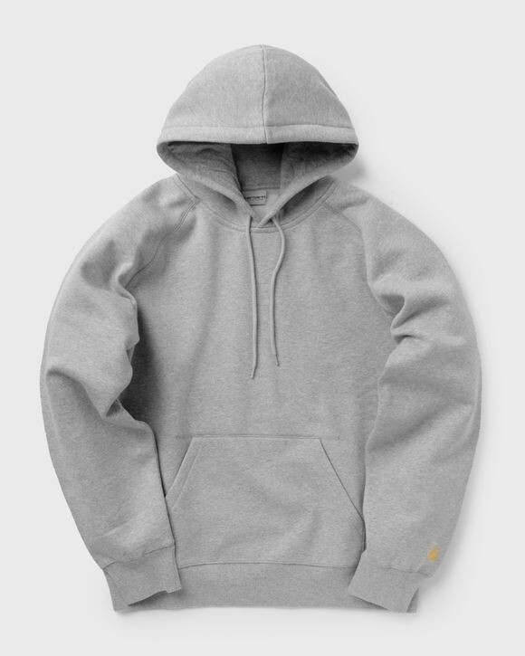 

Худи Carhartt Wip Chase Hoodie, цвет grey heather / gold