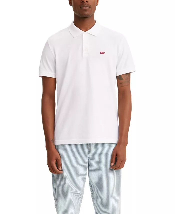 

Мужская рубашка-поло Housemark Regular Fit с коротким рукавом Levi's, белый