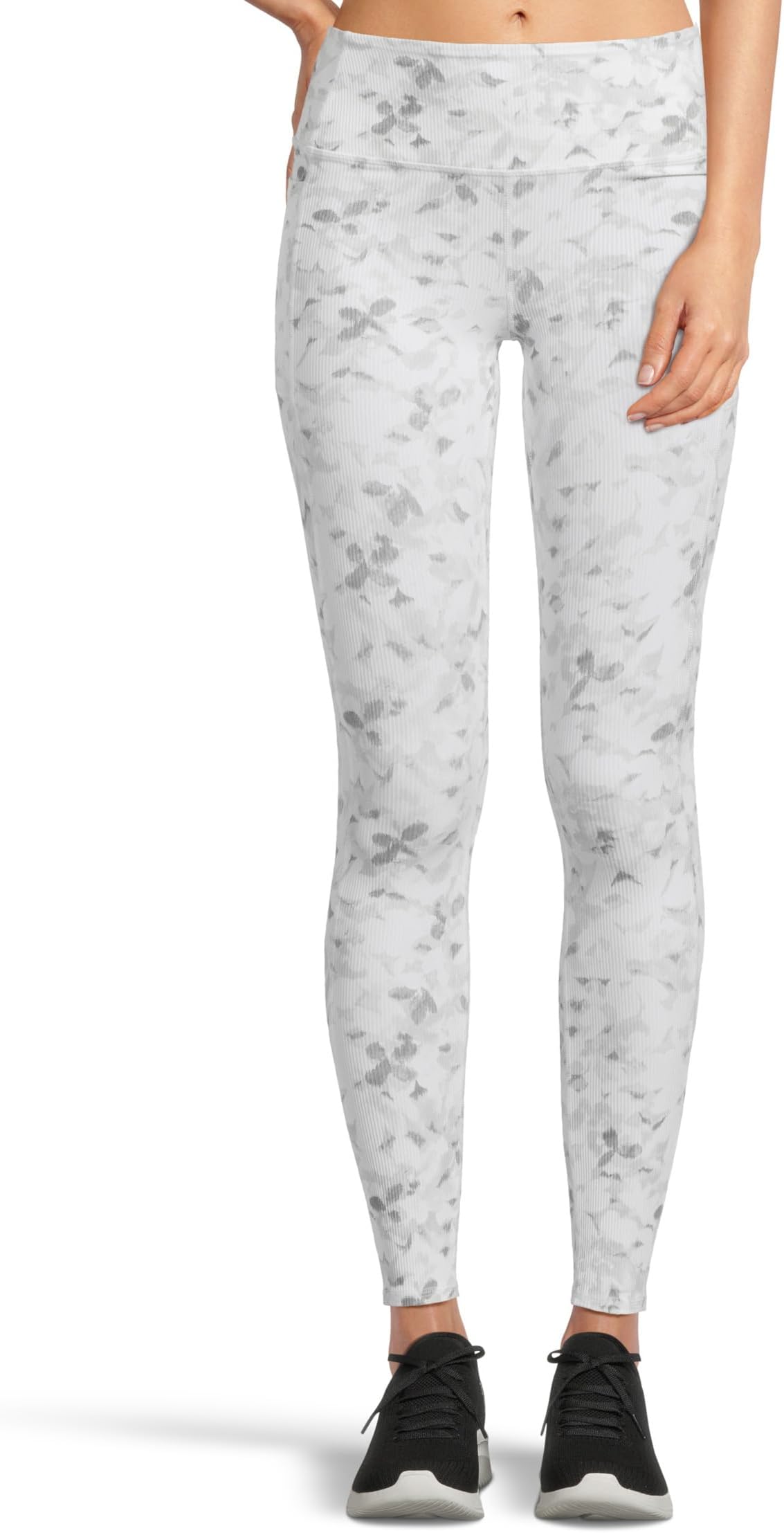 

Брюки SKECHERS Go Walk Rib Full Length High-Waisted Leggings, цвет Floral Mirage