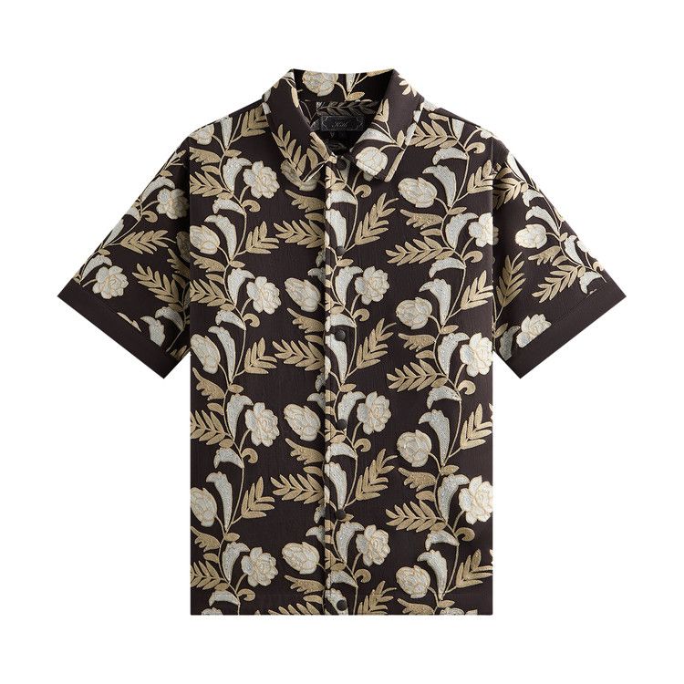

Рубашка Kith Embroidered Floral Woodpoint Shirt, Kindling