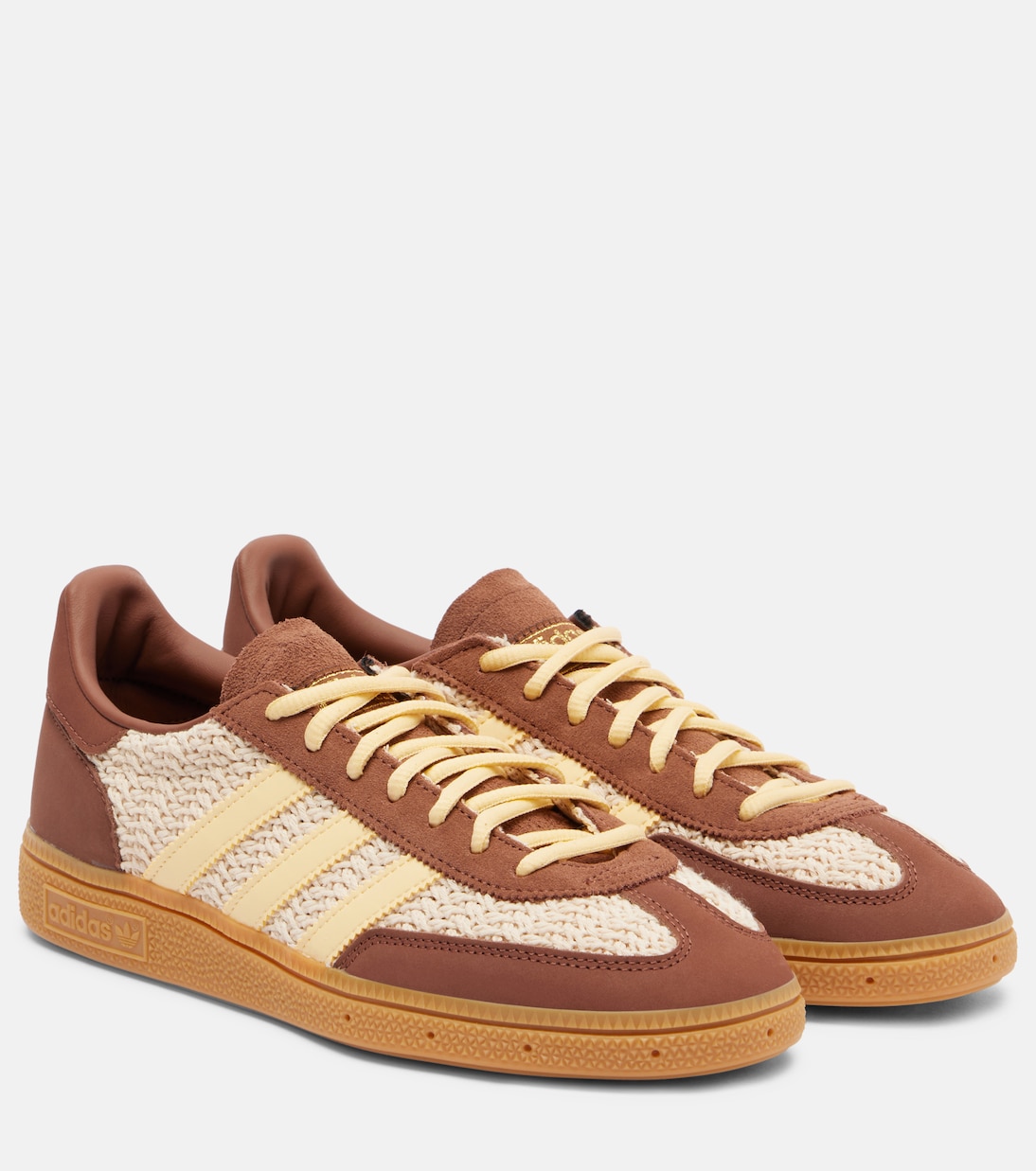 Кроссовки Handball Spezial с отделкой из замши Adidas, Preloved Brown/Orange Tint