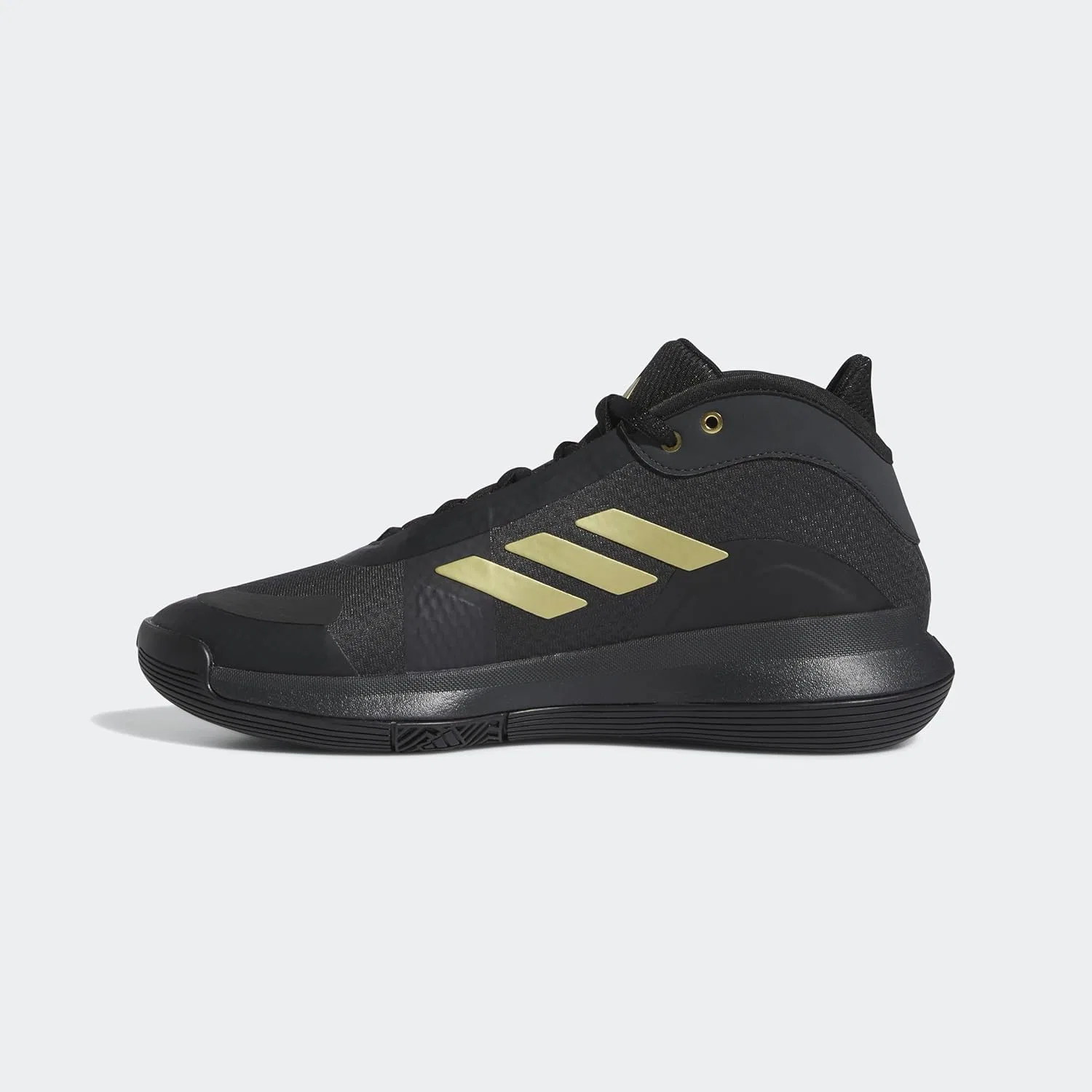 Кроссовки Adidas Unisex Bounce Legends - низкие (не для футбола), черный/золотой — фото 2