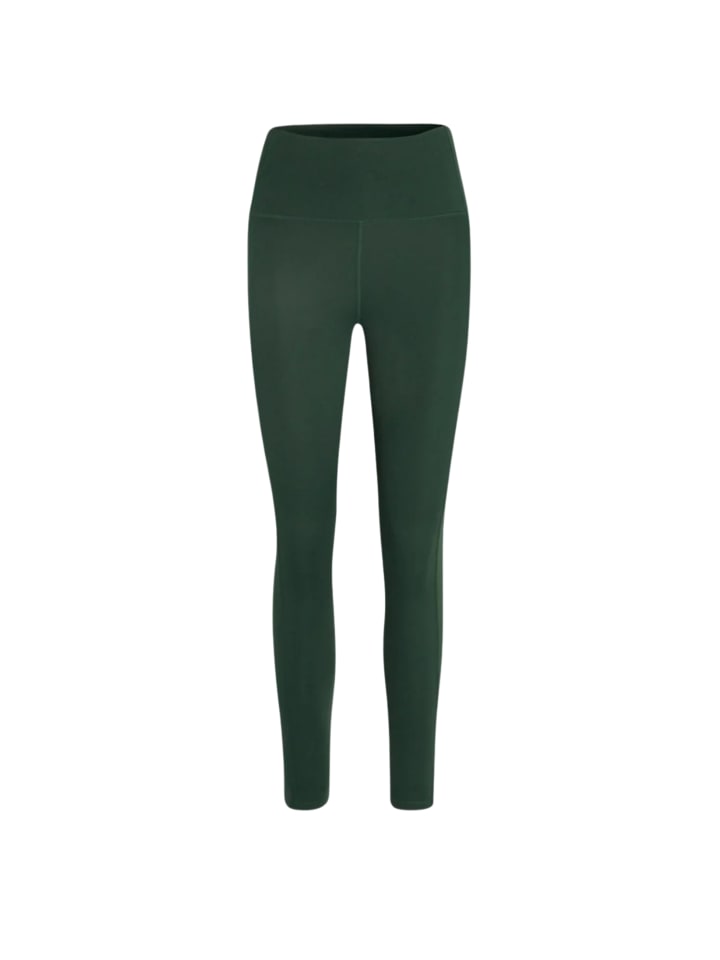 

Брюки с высокой талией цвета мха girlfriend collective