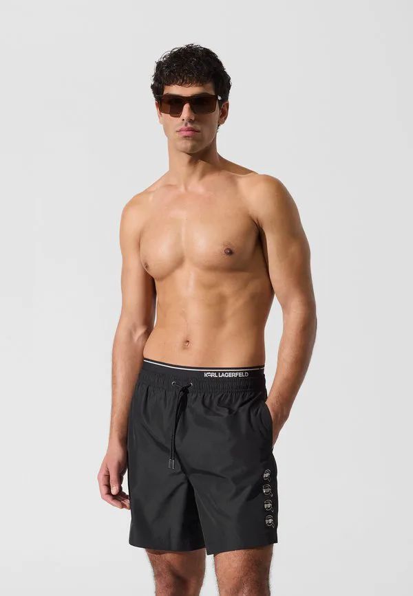 

Плавки средней длины bottom ikon fusion Karl Lagerfeld, Black, Черный, Плавки средней длины bottom ikon fusion Karl Lagerfeld, Black