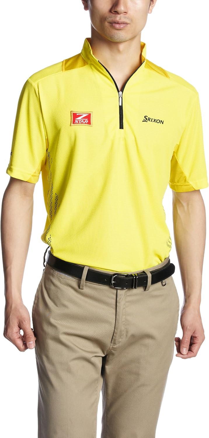

Поло Srixon 3D Z STAR с водяным/воздушным охлаждением и застежкой-молнией, лимонно-желтый