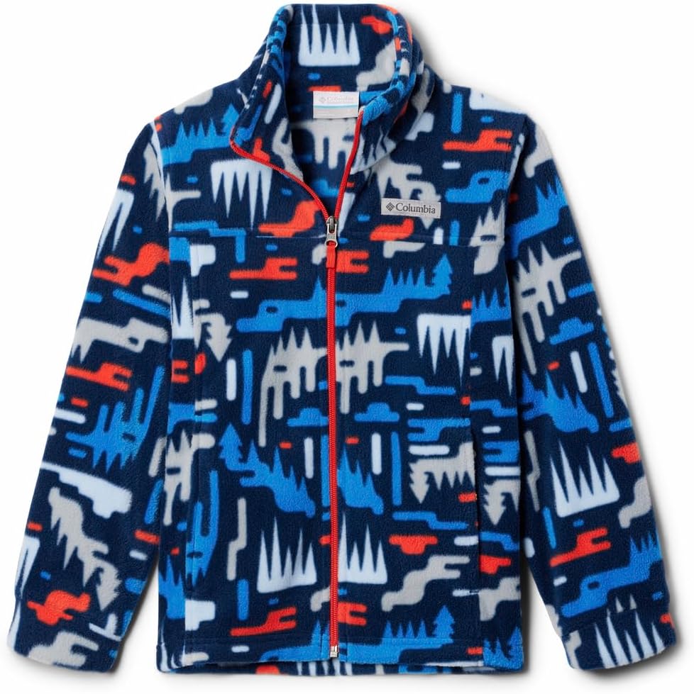 Флисовая куртка Columbia boys Zing III, Collegiate Navy Highland — фото 4